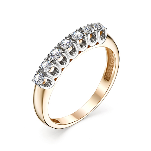 Кольцо, золото, бриллиант, 1-222-10